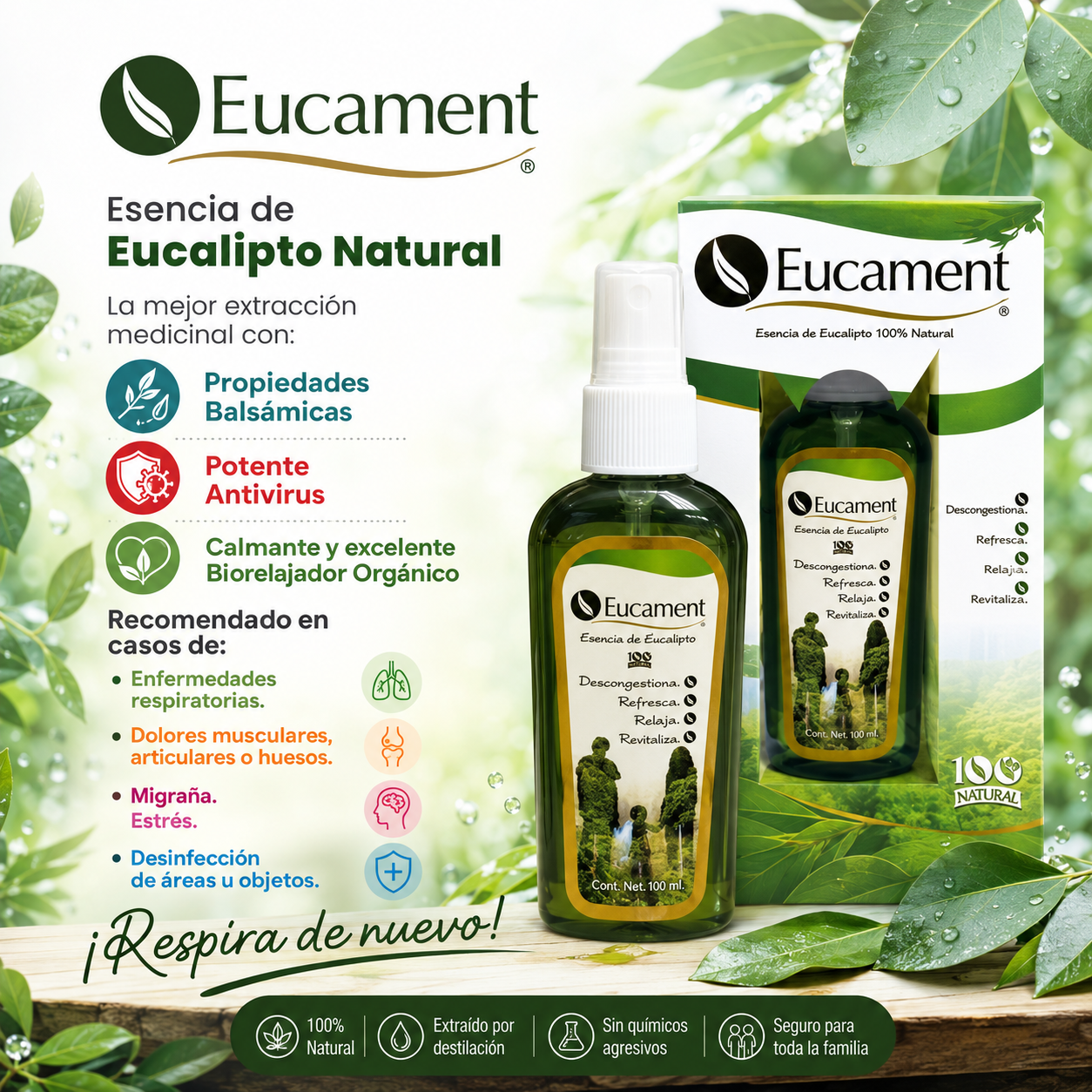EUCAMENT® Esencia de Eucalipto Natural - Imagen 2